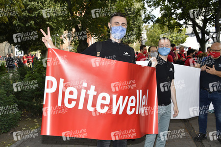 Demostratioin der Kultur-und Veranstaltungsbranche in Berlin