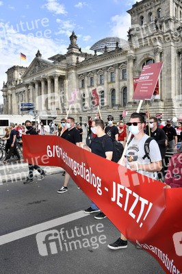 Demostratioin der Kultur-und Veranstaltungsbranche in Berlin