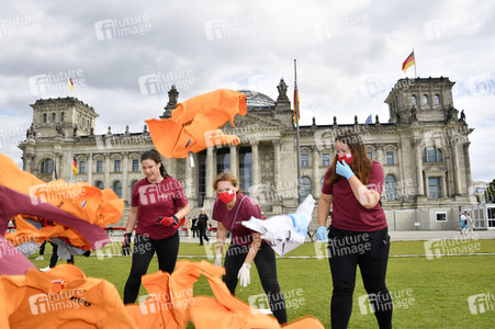Demostratioin der Kultur-und Veranstaltungsbranche in Berlin