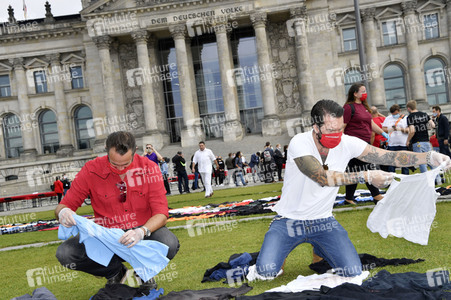 Demostratioin der Kultur-und Veranstaltungsbranche in Berlin