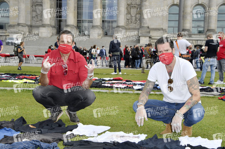 Demostratioin der Kultur-und Veranstaltungsbranche in Berlin