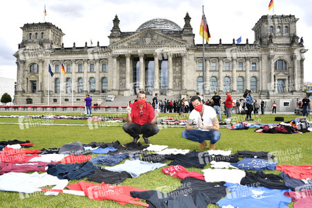 Demostratioin der Kultur-und Veranstaltungsbranche in Berlin