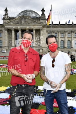 Demostratioin der Kultur-und Veranstaltungsbranche in Berlin