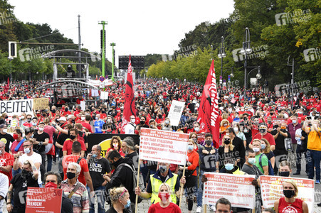 Demostratioin der Kultur-und Veranstaltungsbranche in Berlin