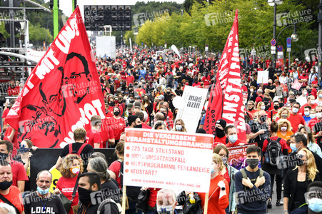 Demostratioin der Kultur-und Veranstaltungsbranche in Berlin