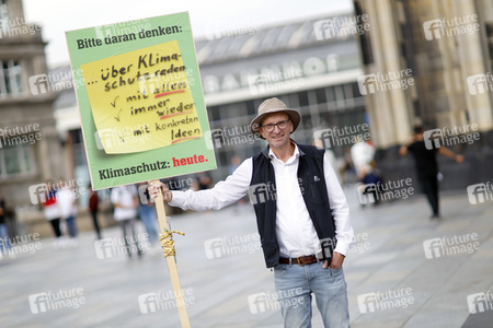 Klima-Mahnwache in Köln