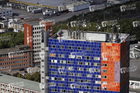 Blick vom Fernsehturm Colonius in Köln