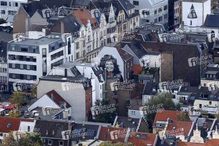 Blick vom Fernsehturm Colonius in Köln
