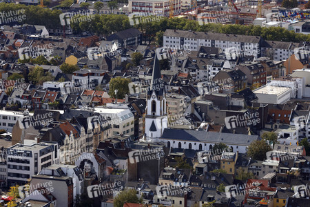 Blick vom Fernsehturm Colonius in Köln