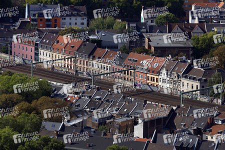 Blick vom Fernsehturm Colonius in Köln