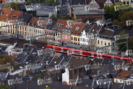 Blick vom Fernsehturm Colonius in Köln