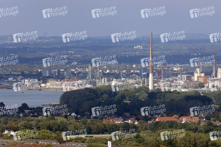 Blick vom Fernsehturm Colonius in Köln