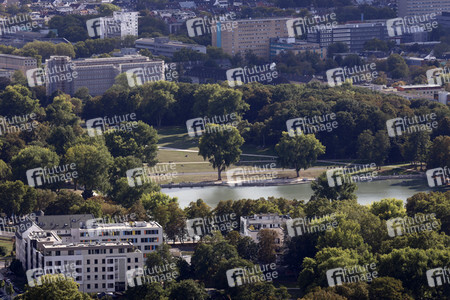 Blick vom Fernsehturm Colonius in Köln