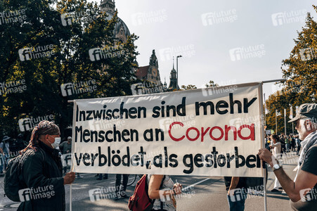Demonstration gegen Corona-Regeln in Hannover