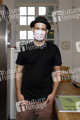 Pressetermin mit Sharon Berlinghoff und Patrick Müller in der Emmaus Gemeinschaft Köln