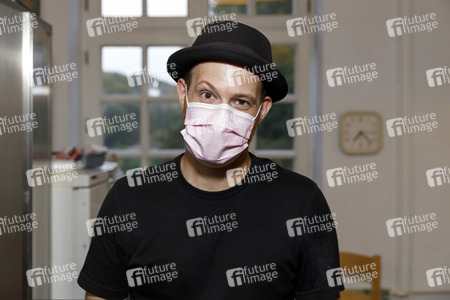 Pressetermin mit Sharon Berlinghoff und Patrick Müller in der Emmaus Gemeinschaft Köln