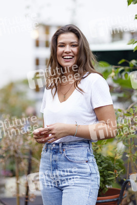 Pressetermin mit Sharon Berlinghoff und Patrick Müller in der Emmaus Gemeinschaft Köln