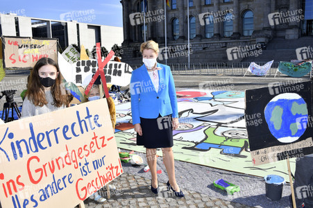 Fototermin anlässlich des Weltkindertags 2020 in Berlin