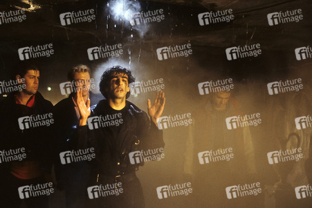 Musikvideo-Dreharbeiten mit Killing Joke in London