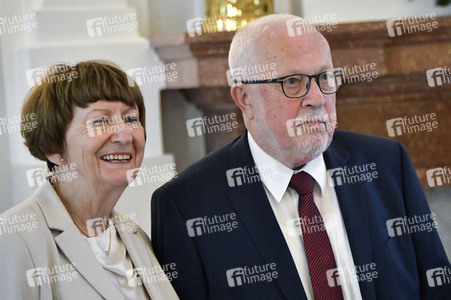 Ehrung von Lothar de Maizière im Schloss Bellevue in Berlin