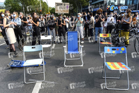 Demonstration 'Es reicht! - Wir haben Platz' in Berlin
