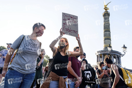 Demonstration 'Es reicht! - Wir haben Platz' in Berlin