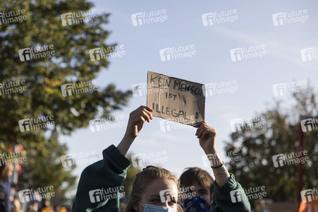 Demonstration 'Es reicht! - Wir haben Platz' in Berlin