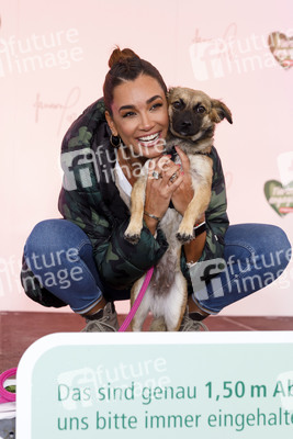 Tierheim-Pressetermin mit Jana Ina Zarrella in Köln