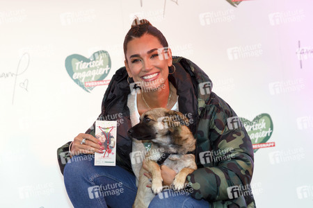 Tierheim-Pressetermin mit Jana Ina Zarrella in Köln