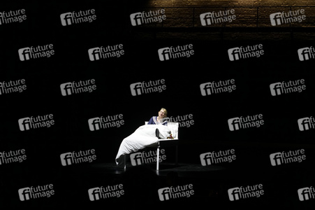 Theaterprobe 'Pierrot Lunaire' in Berlin