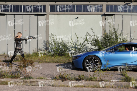 GEEK ART: Iron Woman und Black Widow Bodypainting