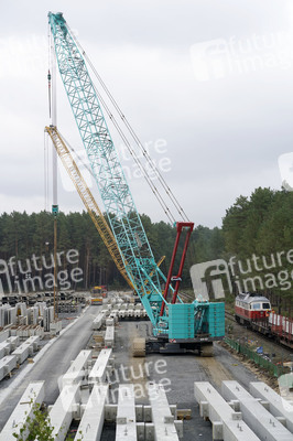 Baustelle der Tesla Gigafactory 4 in Grünheide