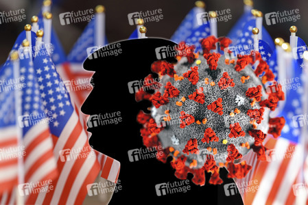 Symbolfoto Trump-Corona
