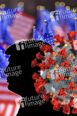 Symbolfoto Trump-Corona