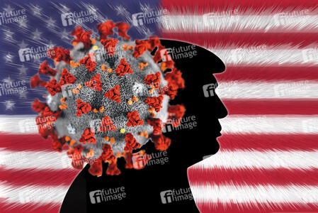 Symbolfoto Trump-Corona