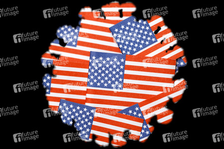 Symbolfoto Corona-USA