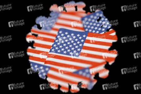 Symbolfoto Corona-USA