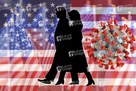 Symbolfoto Trump-Corona