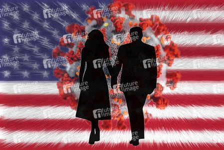 Symbolfoto Trump-Corona