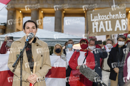 Demo für die Belarus Opposotionsbewegung in Berlin
