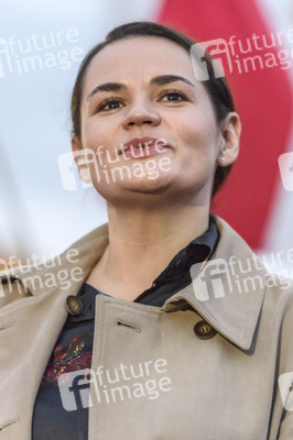 Demo für die Belarus Opposotionsbewegung in Berlin