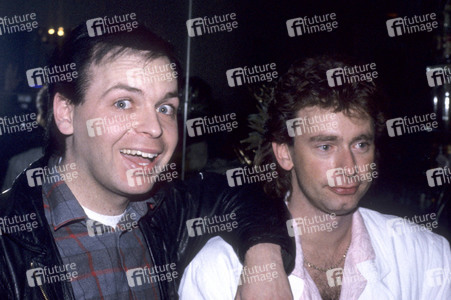 Pressekonferenz mit Sharpe & Numan in London