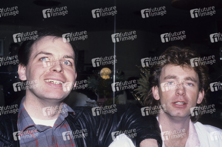 Pressekonferenz mit Sharpe & Numan in London