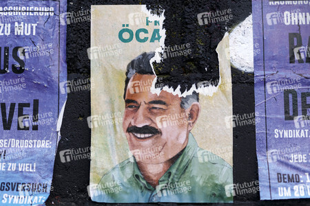 Symbolfoto Öcalan-Plakat