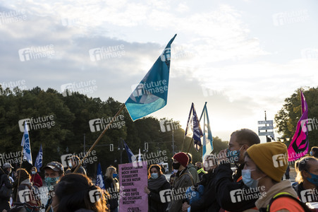 Protestaktion von Exctinction Rebellion in Berlin