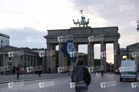Protestaktion von Exctinction Rebellion in Berlin