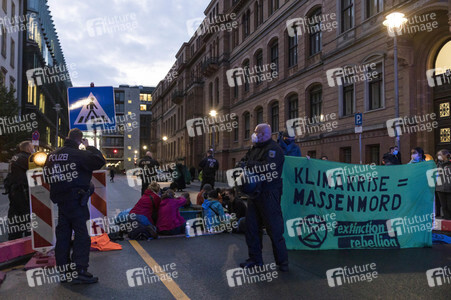 Protestaktion von Exctinction Rebellion in Berlin