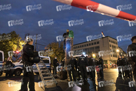 Protestaktion von Exctinction Rebellion in Berlin