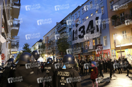 Räumung des Wohnprojektes Liebig 34 in Berlin