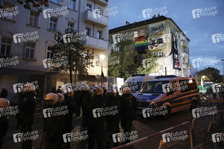 Räumung des Wohnprojektes Liebig 34 in Berlin